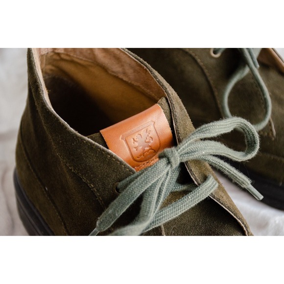 Stacy Adams Men\'s Amherst, Olive Green Suede Chukka‎ Boots, Size 11.5M. main image 5
